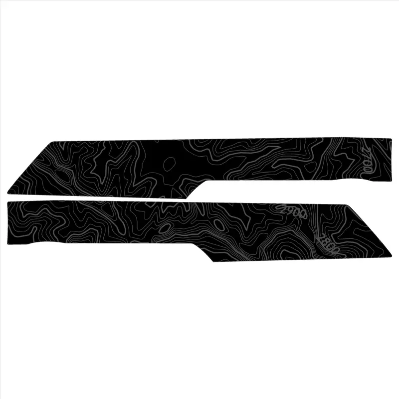 Topo Rear Interior Upper Door Card Insert Overlays (Printed Series) - 2021+ Bronco 4 Door 34