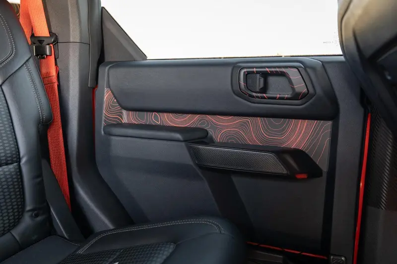 Topo Rear Interior Upper Door Card Insert Overlays (Printed Series) - 2021+ Bronco 4 Door 4