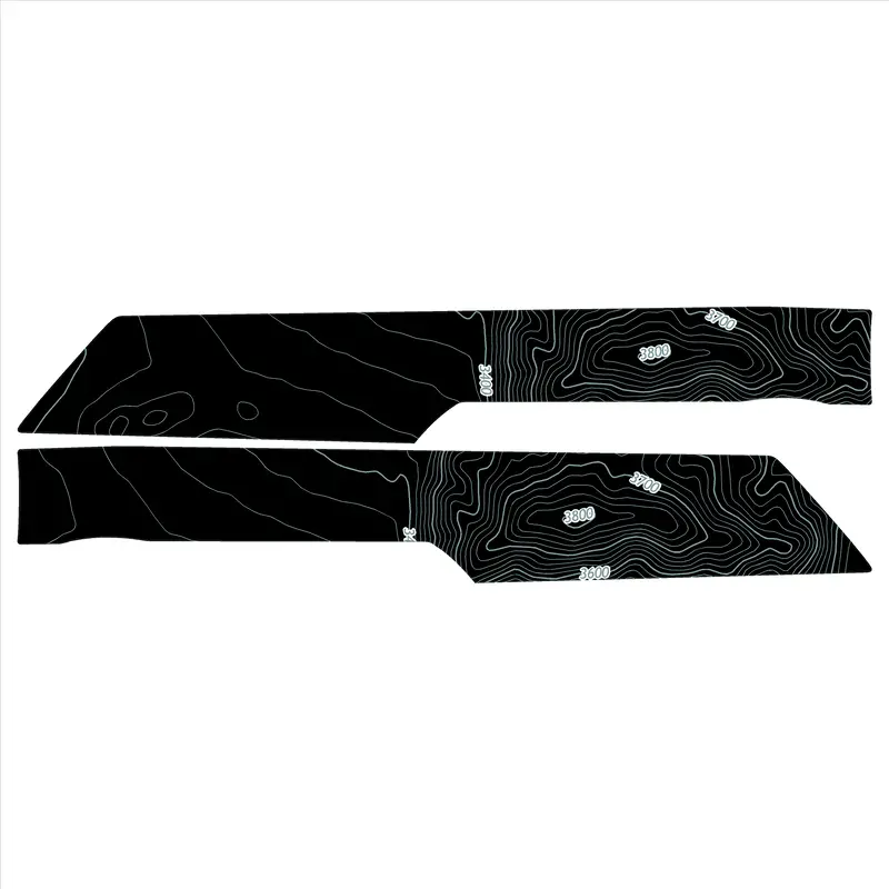 Topo Rear Interior Upper Door Card Insert Overlays (Printed Series) - 2021+ Bronco 4 Door 45