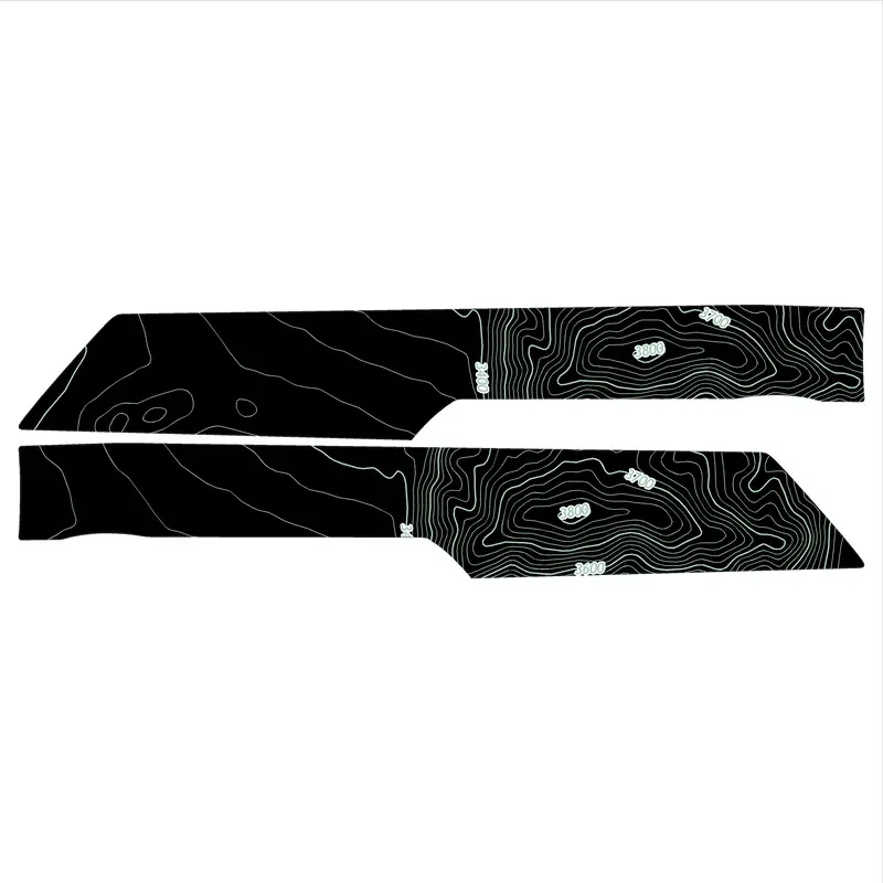 Topo Rear Interior Upper Door Card Insert Overlays (Printed Series) - 2021+ Bronco 4 Door 48