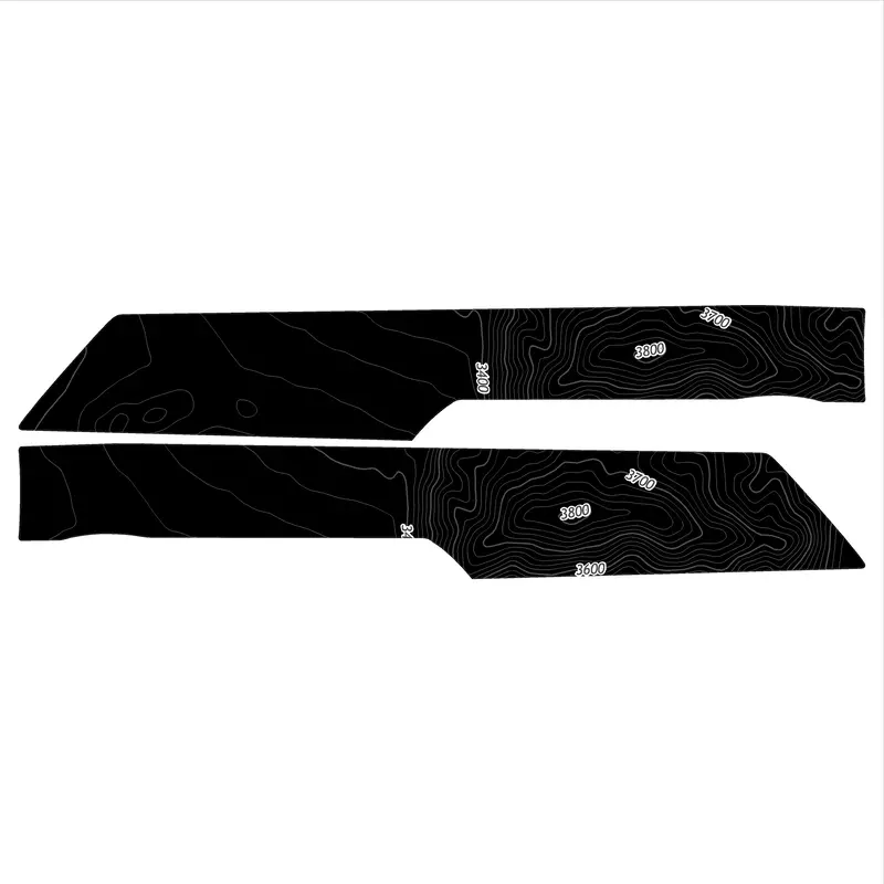 Topo Rear Interior Upper Door Card Insert Overlays (Printed Series) - 2021+ Bronco 4 Door 49