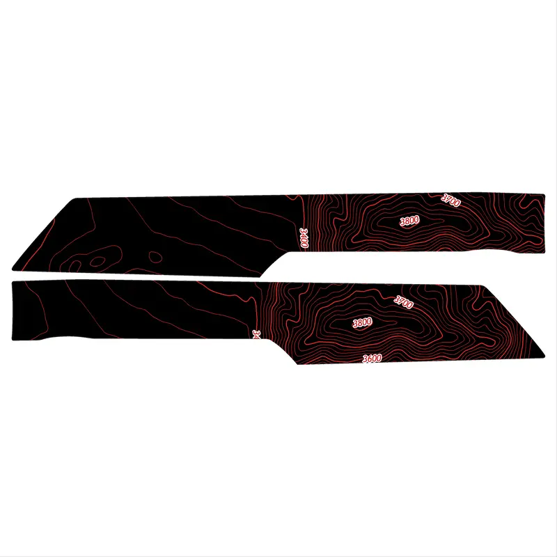 Topo Rear Interior Upper Door Card Insert Overlays (Printed Series) - 2021+ Bronco 4 Door 49
