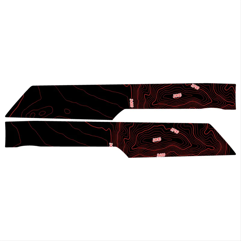 Topo Rear Interior Upper Door Card Insert Overlays (Printed Series) - 2021+ Bronco 4 Door 51