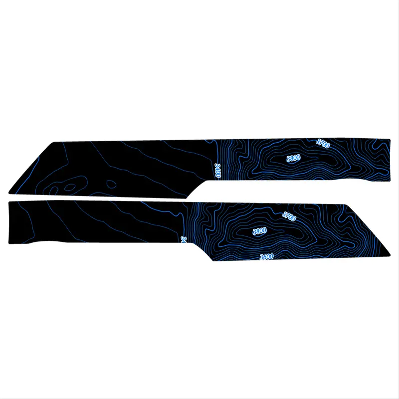 Topo Rear Interior Upper Door Card Insert Overlays (Printed Series) - 2021+ Bronco 4 Door 53