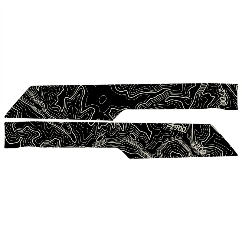 Topo Rear Interior Upper Door Card Insert Overlays (Printed Series) - 2021+ Bronco 4 Door 53