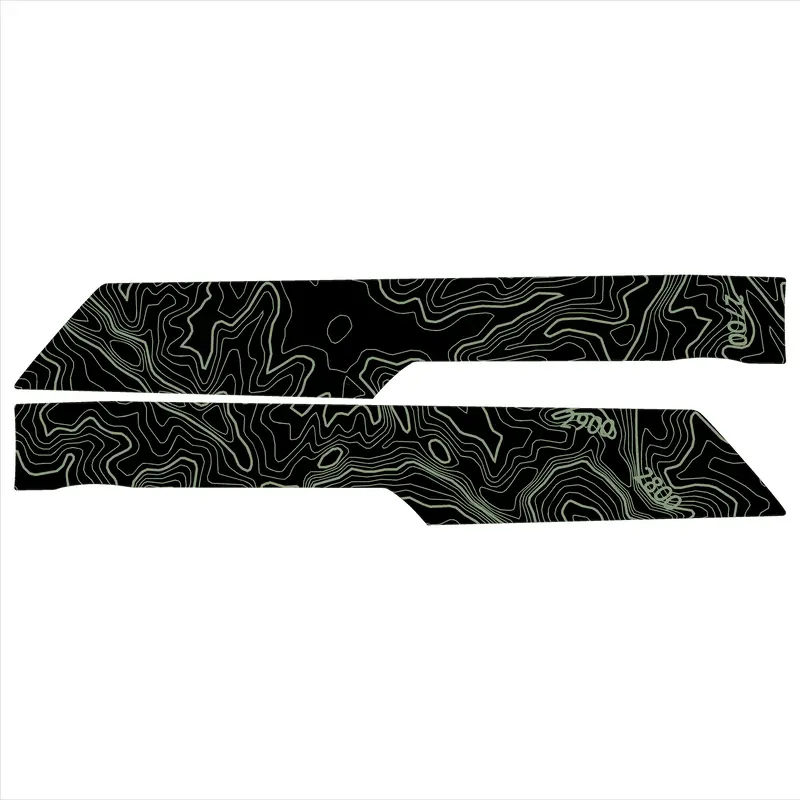 Topo Rear Interior Upper Door Card Insert Overlays (Printed Series) - 2021+ Bronco 4 Door 54