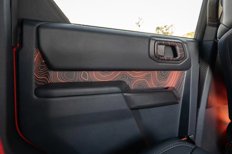 Topo Rear Interior Upper Door Card Insert Overlays (Printed Series) - 2021+ Bronco 4 Door 9