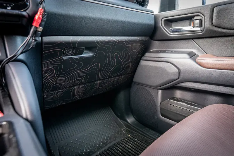 Topographic Glovebox Panel Protection - 2024+ Land Cruiser 4