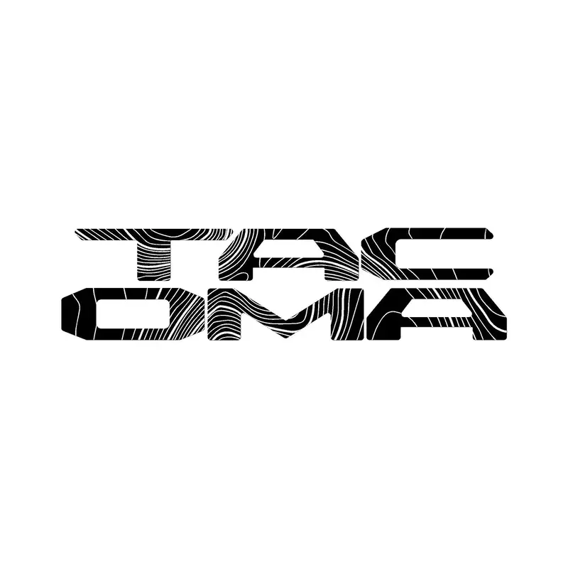 Topographic Map Tailgate Inlay Letters - 2024+ Tacoma 2