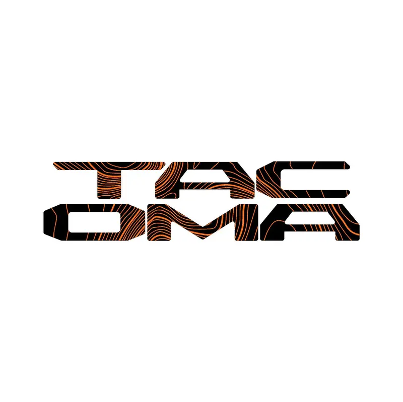 Topographic Map Tailgate Inlay Letters - 2024+ Tacoma 5