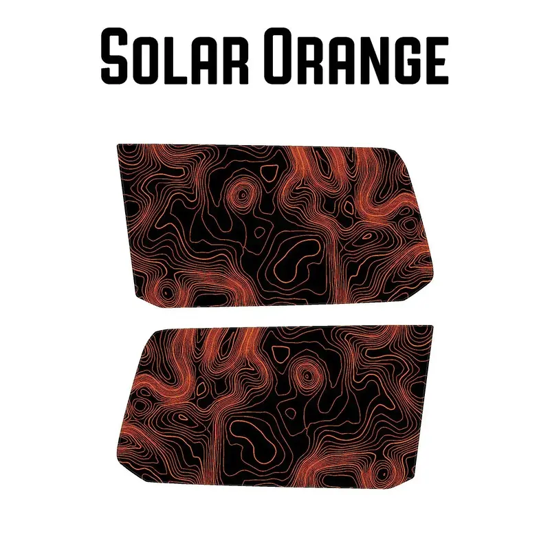 Topographic Rear Window Map Overlays V3 (Perforated) - 2024+ Land Cruiser 11