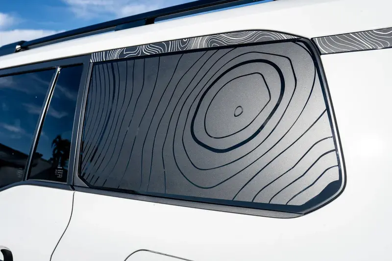 Topographic Rear Window Overlay V2 - 2024+ Land Cruiser 1