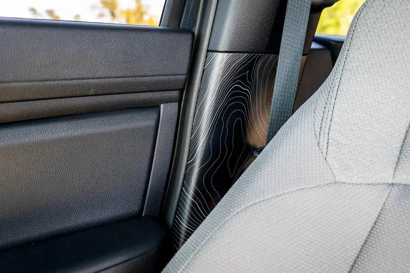 Topographic Seatbelt Panel Protection - 2024+ Tacoma / 2025+ 4Runner 2