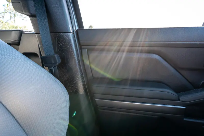 Topographic Seatbelt Panel Protection - 2024+ Tacoma / 2025+ 4Runner 5