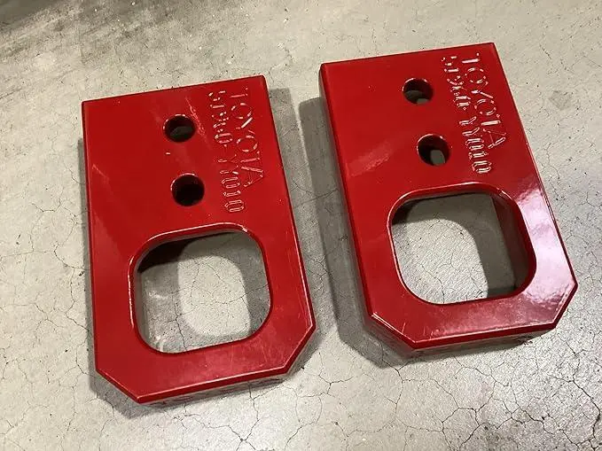 Toyota Red Front Tow Hooks - 2024+ Land Cruiser / Tacoma / 2025+ 4Runner 1