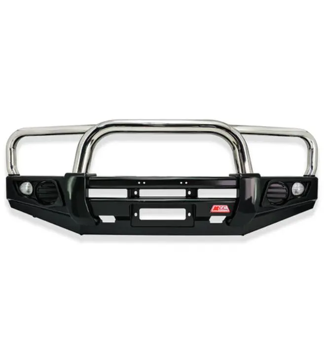 Toyota Surf/4Runner Ln130/Kzn130/Ln107 (Ifs) 1989-1995 - 707-01 Falcon Bull Bar Triple Stainless Loops Package (No Foglight) - Sku Mcc-01016-130701 1