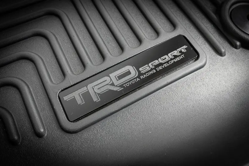 "Trd Sport" Husky Floor Mat Logo (Etched Acrylic) - Universal 1