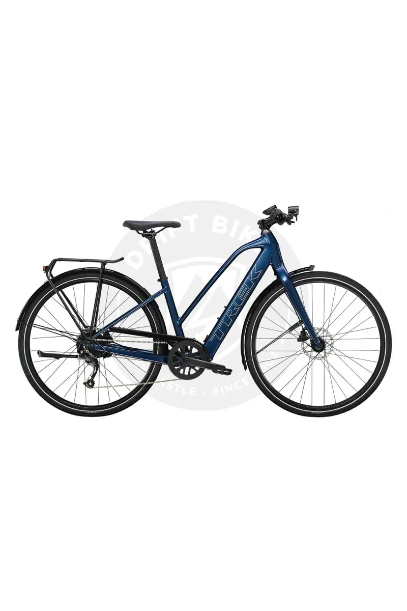 Trek FX+ 2 Stagger-Frame Electric Hybrid Bike (2023)