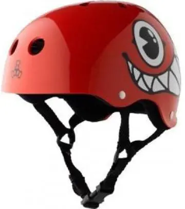 Triple 8 Brainsaver Helmet Maloof Apple Red Gloss 1