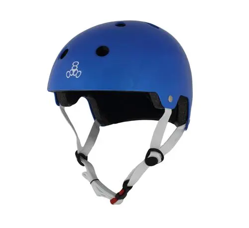 Triple 8 Certified Helmet Ss Blue Metallic 1