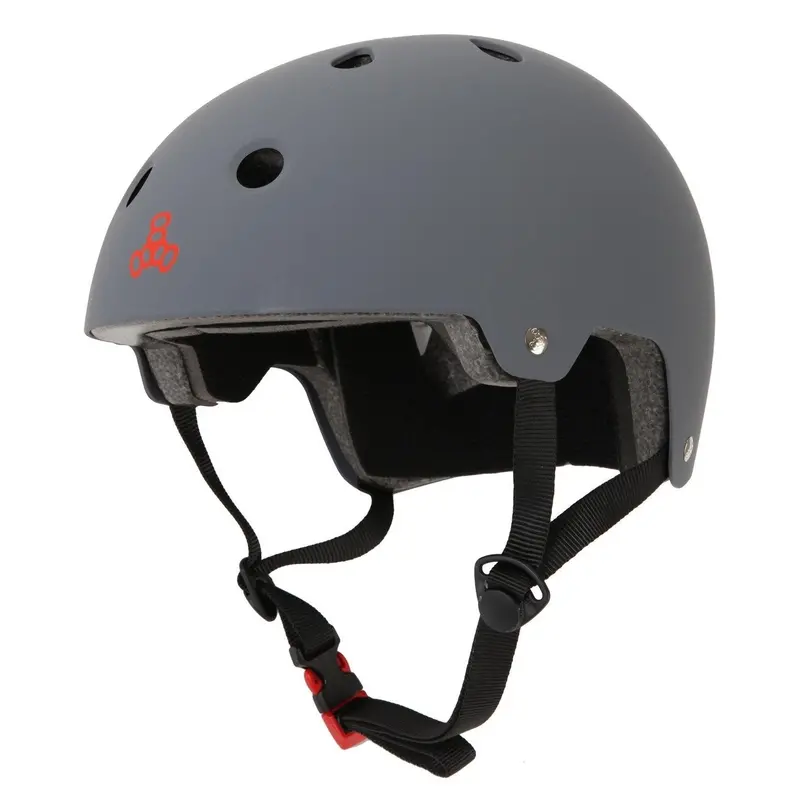 Triple 8 Certified Helmet Ss Gun Matte Rubber 1