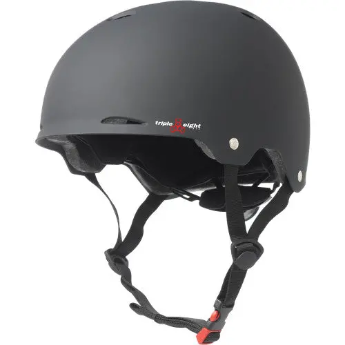 Triple 8 Gotham Helmet Black Rubber 1