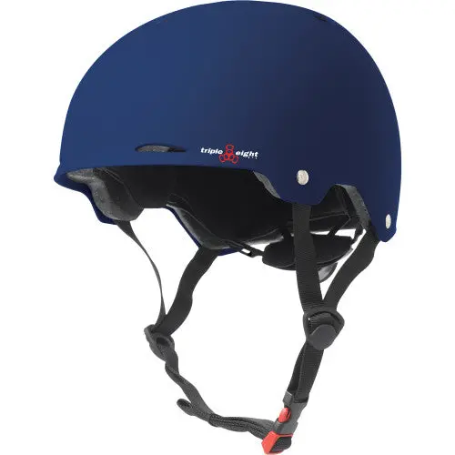 Triple 8 Gotham Helmet Blue Rubber 1