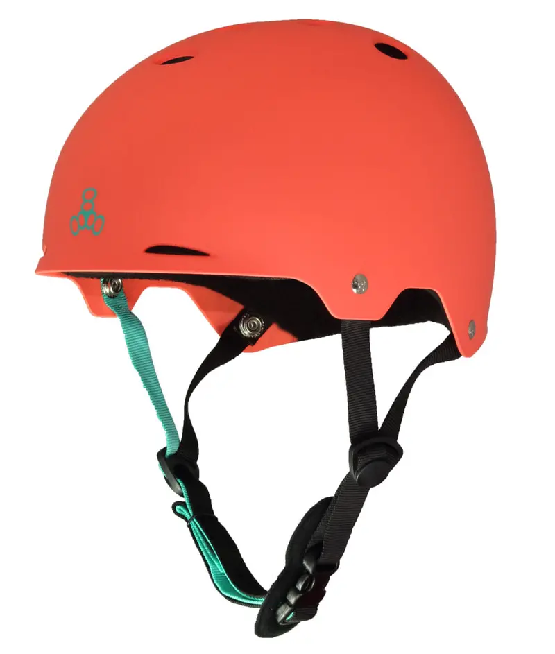 Triple 8 Gotham Water Helmet Neon Tangerine Rubber 1
