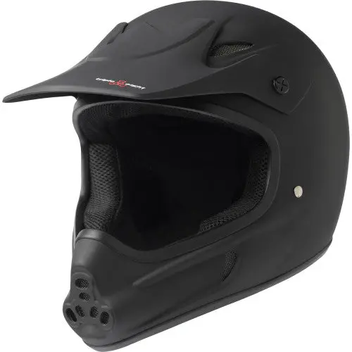 Triple 8 Invader Full Face Helmet Black Rubber 1