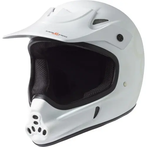 Triple 8 Invader Full Face Helmet White Gloss 1