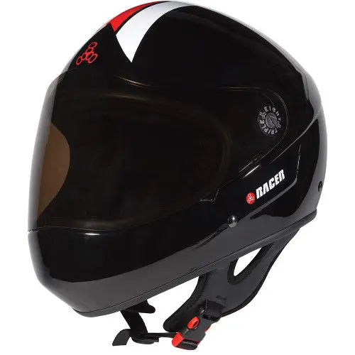 Triple 8 Racer Helmet Black Gloss 1