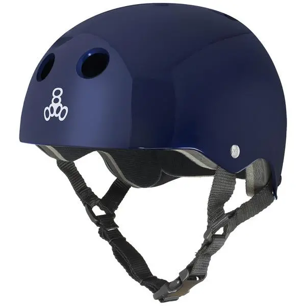 Triple 8 Skate Helmet Ss Blue Metallic 1