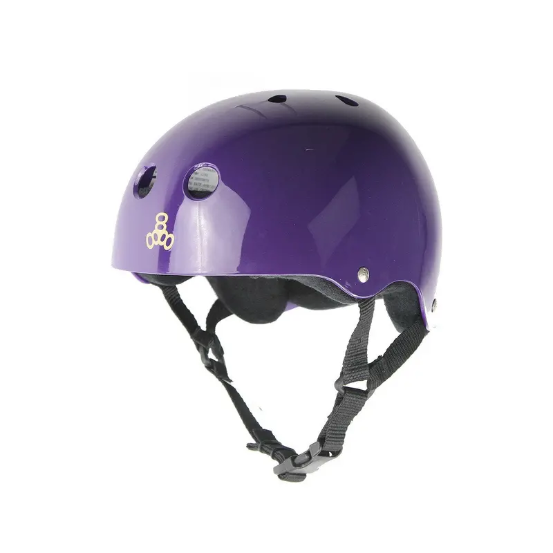 Triple 8 Skate Helmet Ss Purple Gloss 1