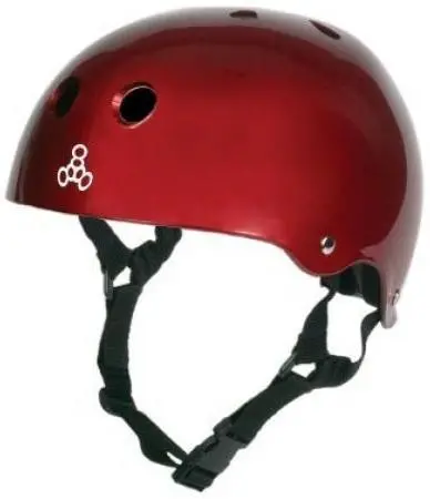 Triple 8 Skate Helmet Ss Red Metallic 1