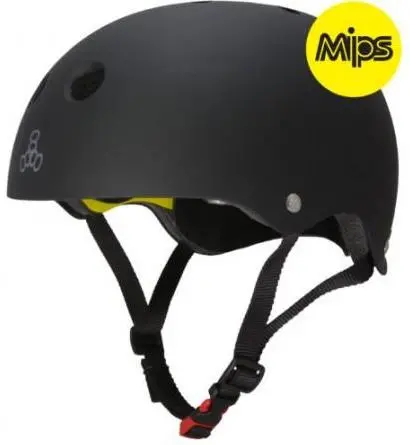 Triple 8 Skate Ii/ Derby Mips Helmet Ss Black Rubber 1