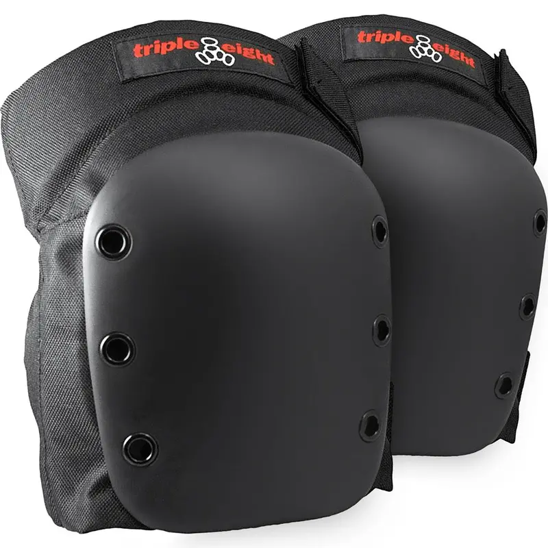 Triple 8 Street Knee Pads Black Caps 1