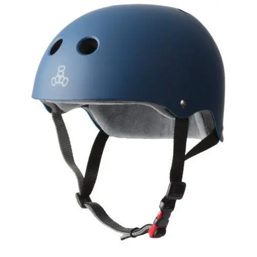 Triple 8 The Certified Helmet Ss Navy Rubber 1