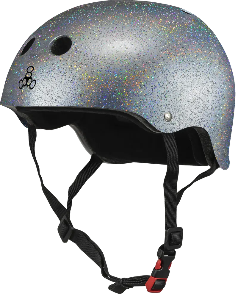 Triple 8 The Certified Helmet Ss Silver Glitter 1