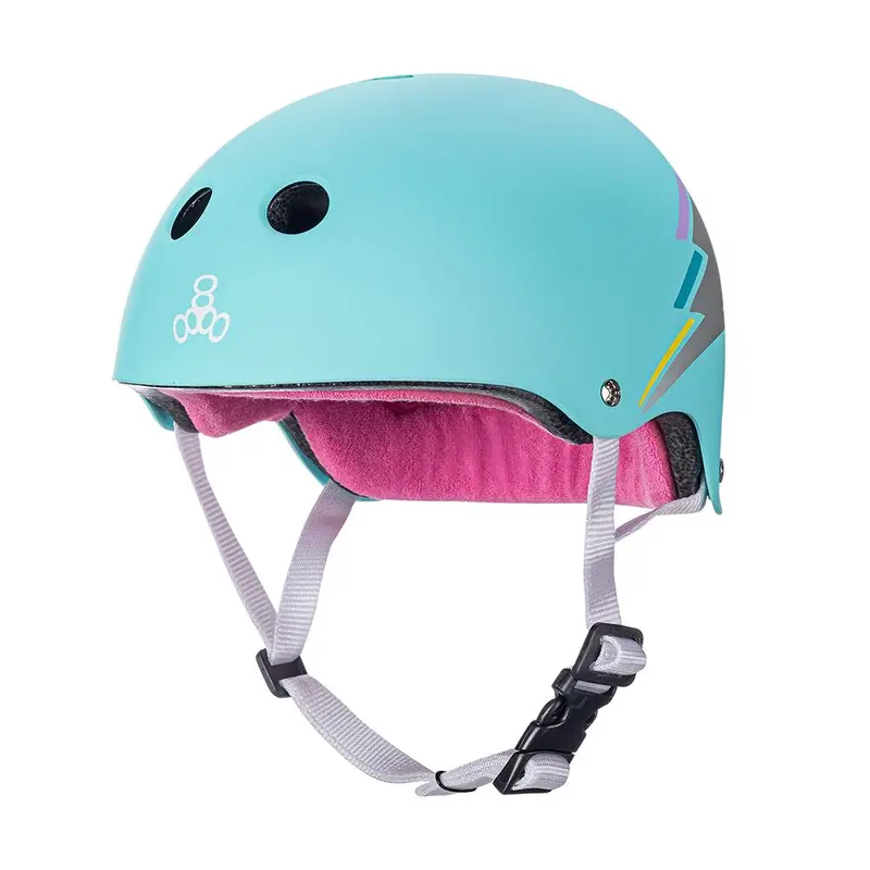 Triple 8 The Certified Helmet Ss Teal Hologram 1