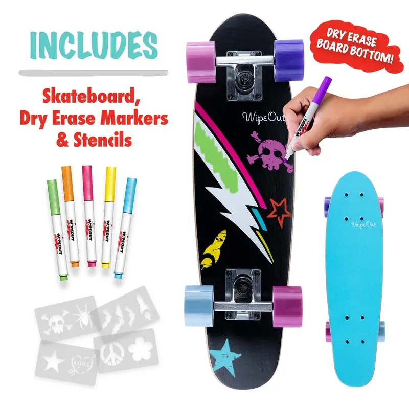 Triple 8 Wipeout Lightning Bolt Skateboard Complete 2
