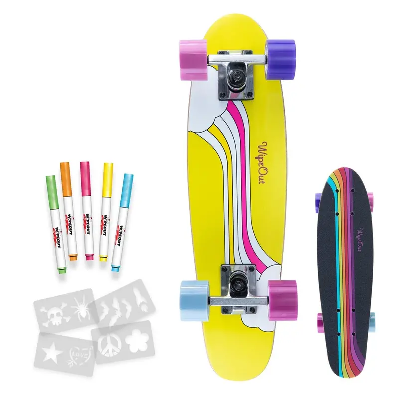 Triple 8 Wipeout Rainbow Skateboard Complete 1