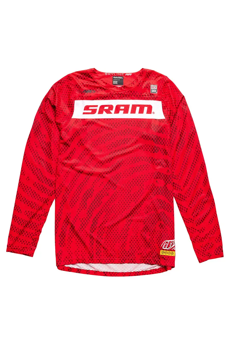 Troy Lee Designs 2024 Skyline Air Long Sleeve Sram Roots Jersey 1