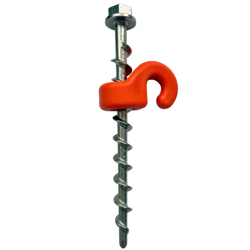 Tuff Dog Screw In Peg With Hook Collar 180Mm - Sold Each 1