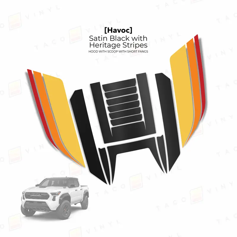 Tv Havoc Hood Overlay - 2024+ Tacoma / 2025+ 4Runner 16