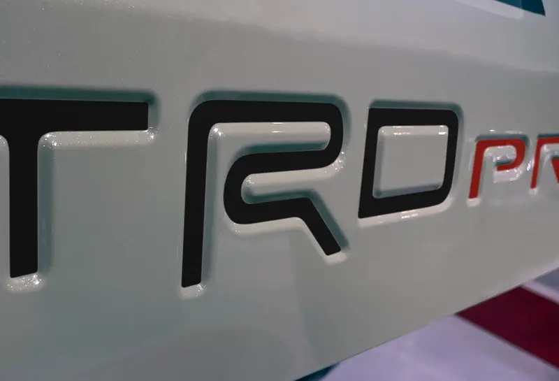 TVd TRD Pro Cast Series Decal Letter Inlays for 2025+ Toyota 4Runner
