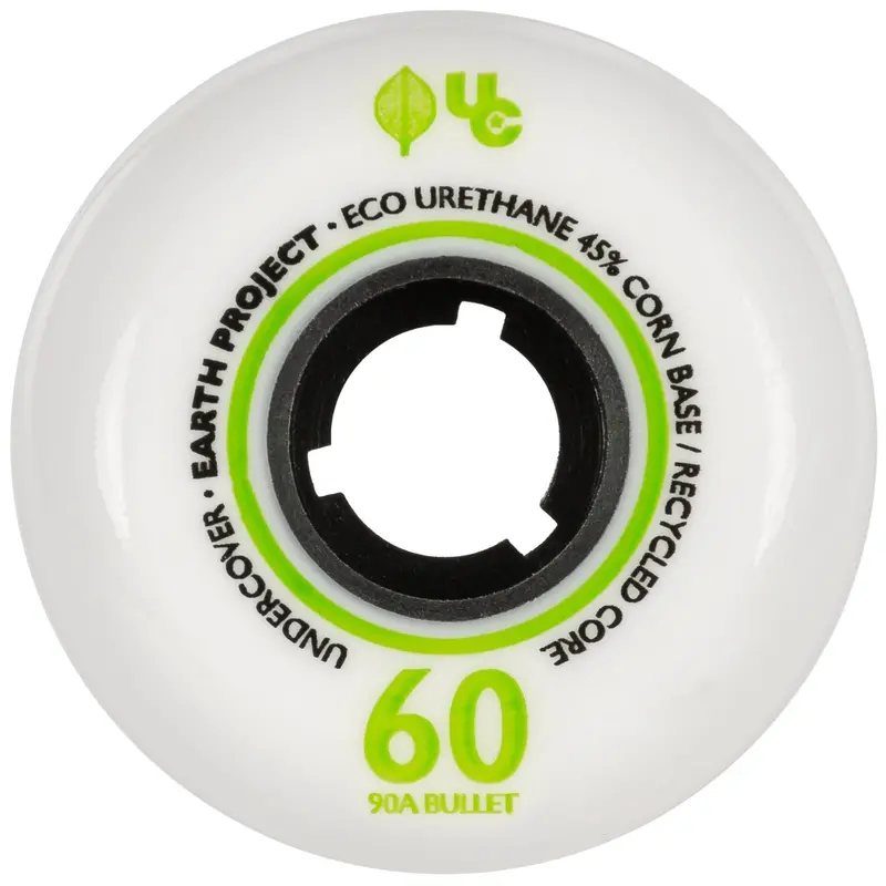 Uc Earth Inline Wheels 60Mm 90A White 4 Pack 1