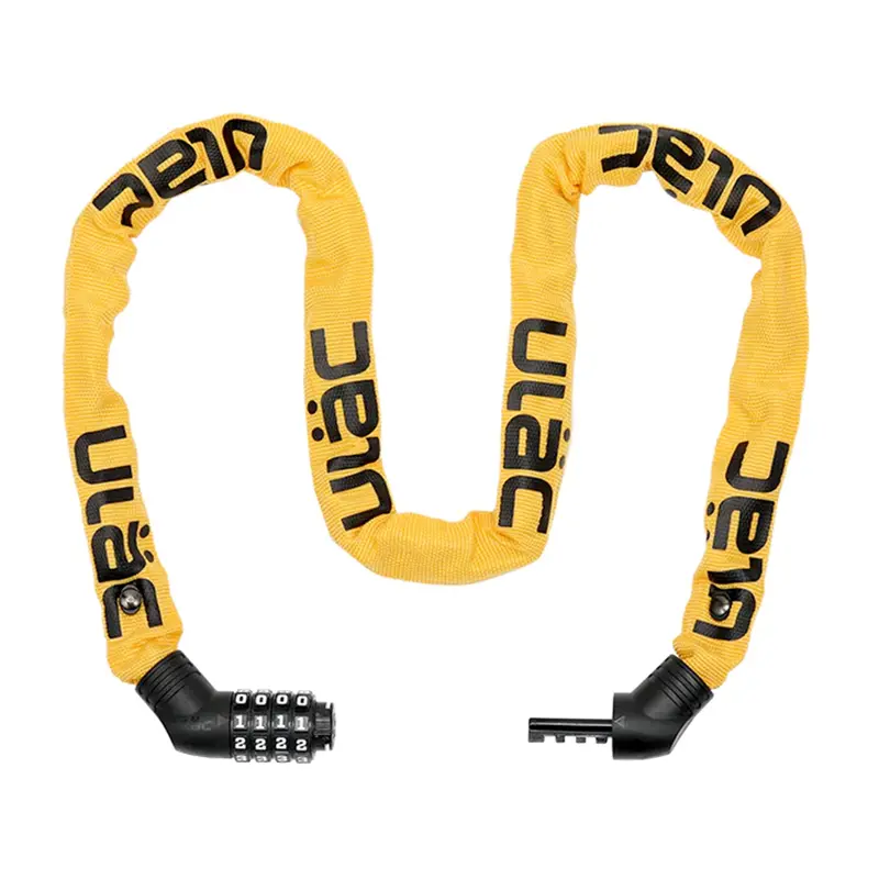 Ulac Street Fighter Combination Bicycle Chain Lock - Bumblebee 1