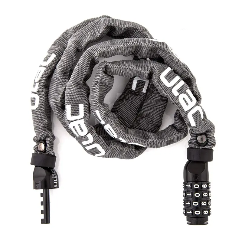 Ulac Street Fighter Combination Bicycle Lock - Grey 1