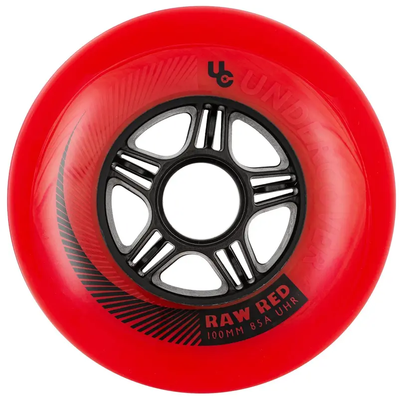 Undercover Raw Wheels 100Mm 85A Red 3Pack 1