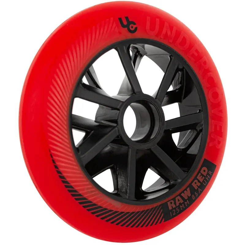 Undercover Raw Wheels 125Mm 85A Red 6Pack 2